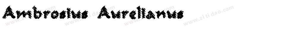 Ambrosius Aurelianus字体转换